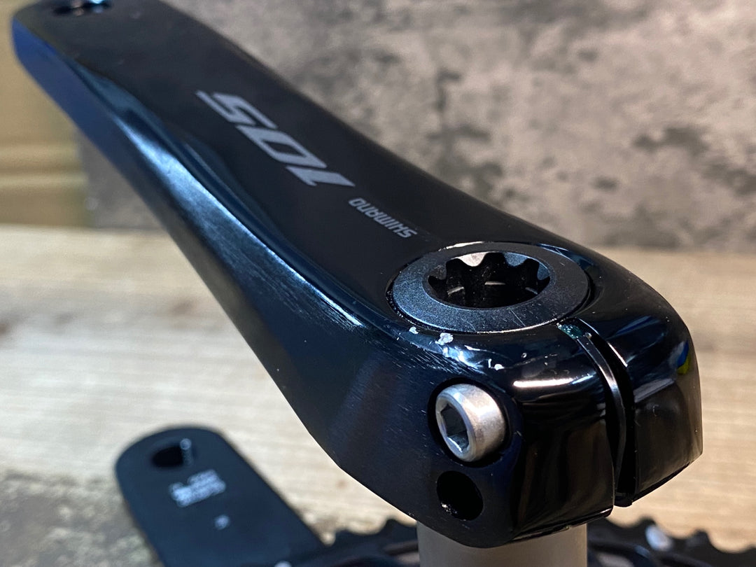 JC739 シマノ SHIMANO 105 FC-R7100 クランクセット 172.5mm 50/34T