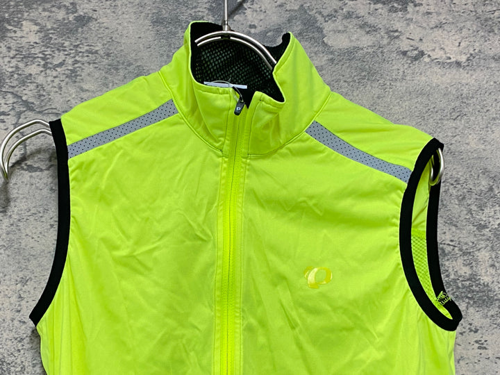 JZ839 パールイズミ PEARL iZUMi ジレ サイクルベスト 黄 S