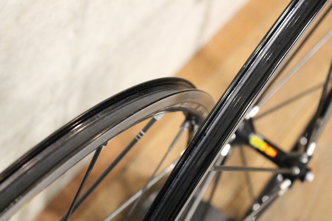 マビック MAVIC アールシス プレミアム R-SYS PREMIUM アルミ クリンチャー ホイールセット カンパ 12/11S ナローリム 15C 【福岡店】