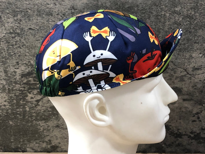 KM418 ポールスミス Paul Smith サイクルキャップ 紺 総柄 フリーサイズ