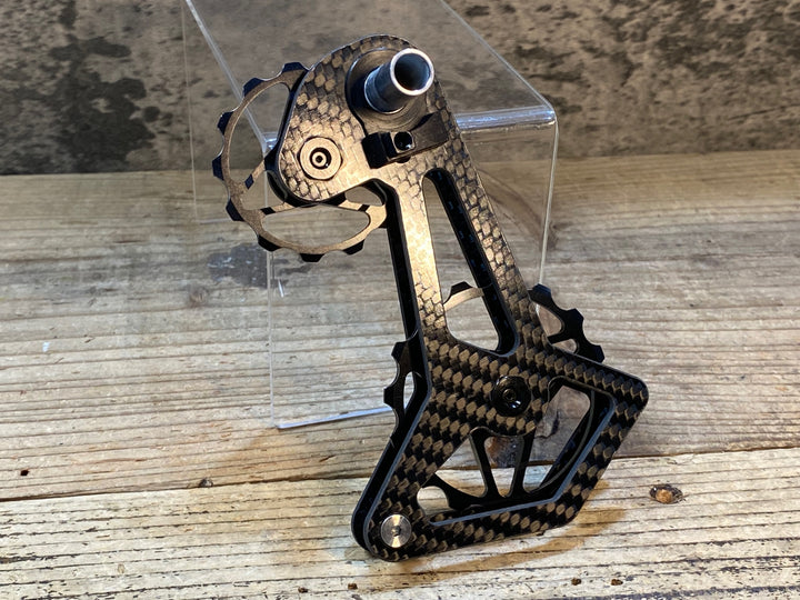 JO243 ギアループ GEAROOP CERAMIC カーボン ビックプーリーケージ 14T/16T CAMPAGNOLO SUPER RECORD/RECORD/CHORUS