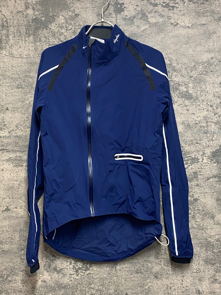 JO324 ラファ Rapha CLASSIC WIND JACKET 長袖 ウインドブレイカー 濃紺 サイズ不明 ※チャック破損