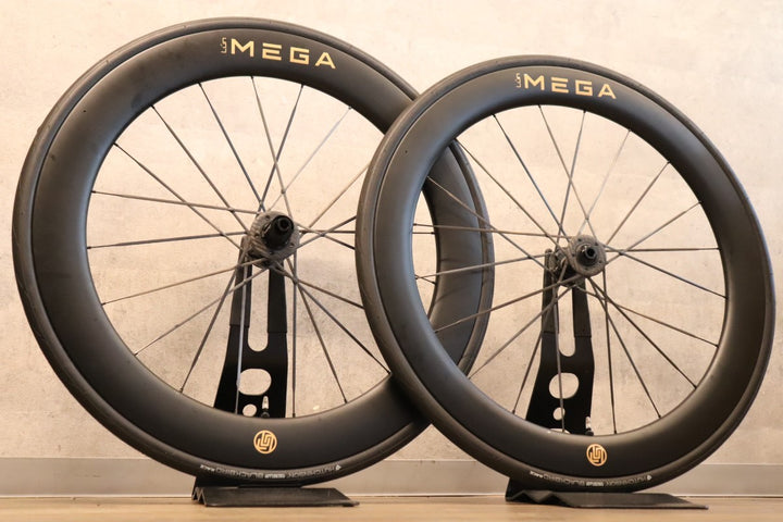 ルン LUN MEGA D67 カーボン チューブレスレディ シマノ 12/11S ホイールセット 【さいたま浦和店】