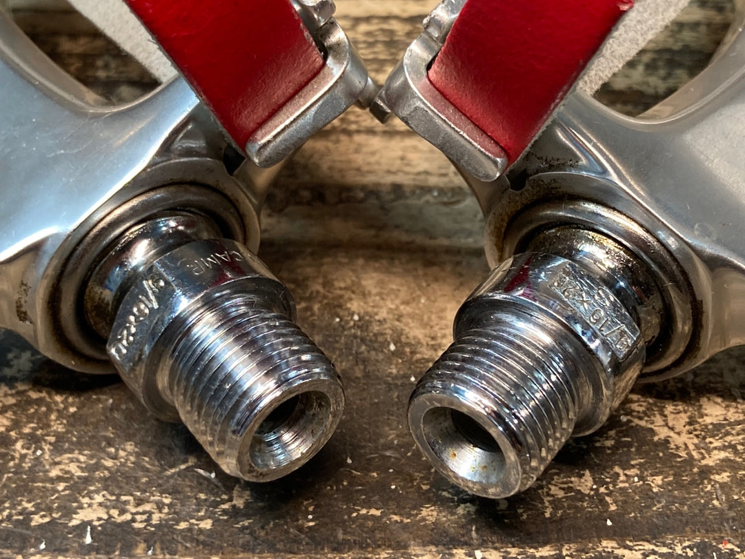 JE812 カンパニョーロ Campagnolo コルサレコード CORSA RECORD  Cレコード フラットペダル トゥークリップ