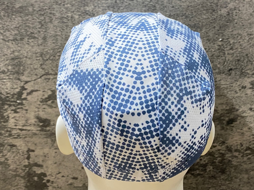 KI133 スポーツフル sportsful サイクルキャップ 白青 フリーサイズ