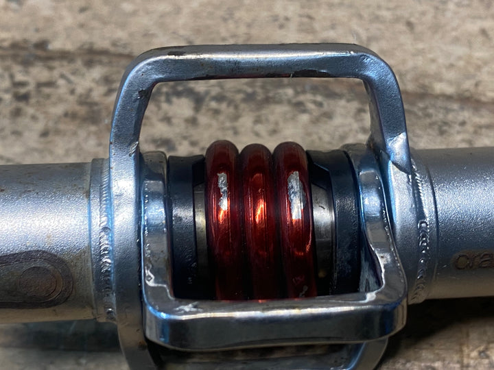 JN513 クランクブラザーズ CRANKBROTHERS エッグビーター eggbeater 1 ビンディングペダル 赤 ※錆び