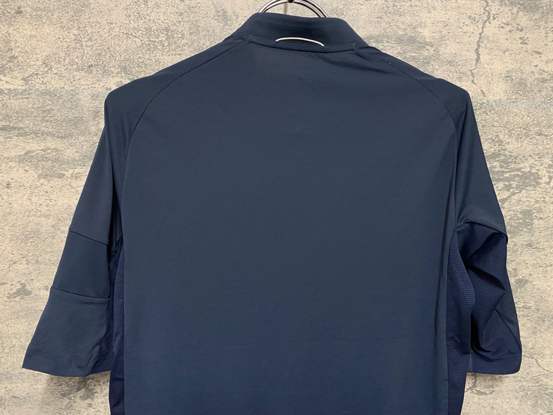 KQ689 ラファ Rapha EXPLORE ZIP NECK TECHNICAL T-SHIRT 半袖 Tシャツ 濃紺 XS