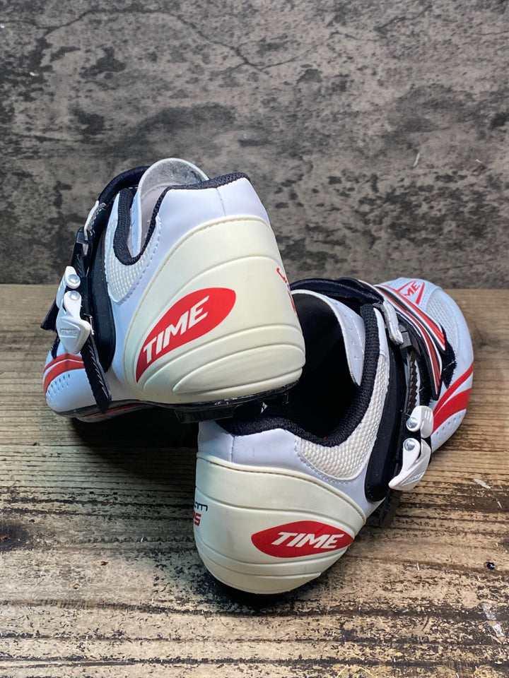 JR515 タイム TIME ULTEAM RS CARBON ビンディングシューズ 白 EU40