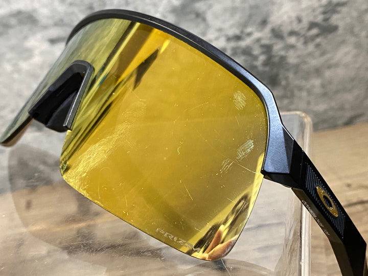 KG538 オークリー OAKLEY SUTRO Lite サングラス アイウェア 黒 PRIZM ROAD レンズ傷