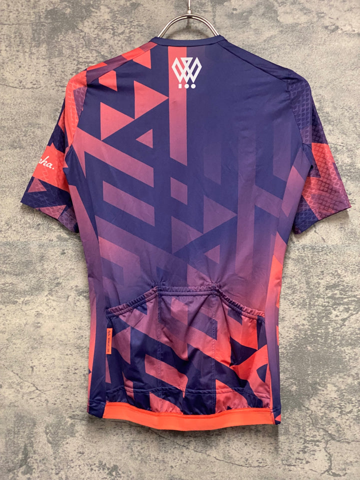 KF591 ラファ Rapha WOMEN'S 100 SOUPLESSE AERO JERSEY 半袖 サイクルジャージ ピンク S レディース