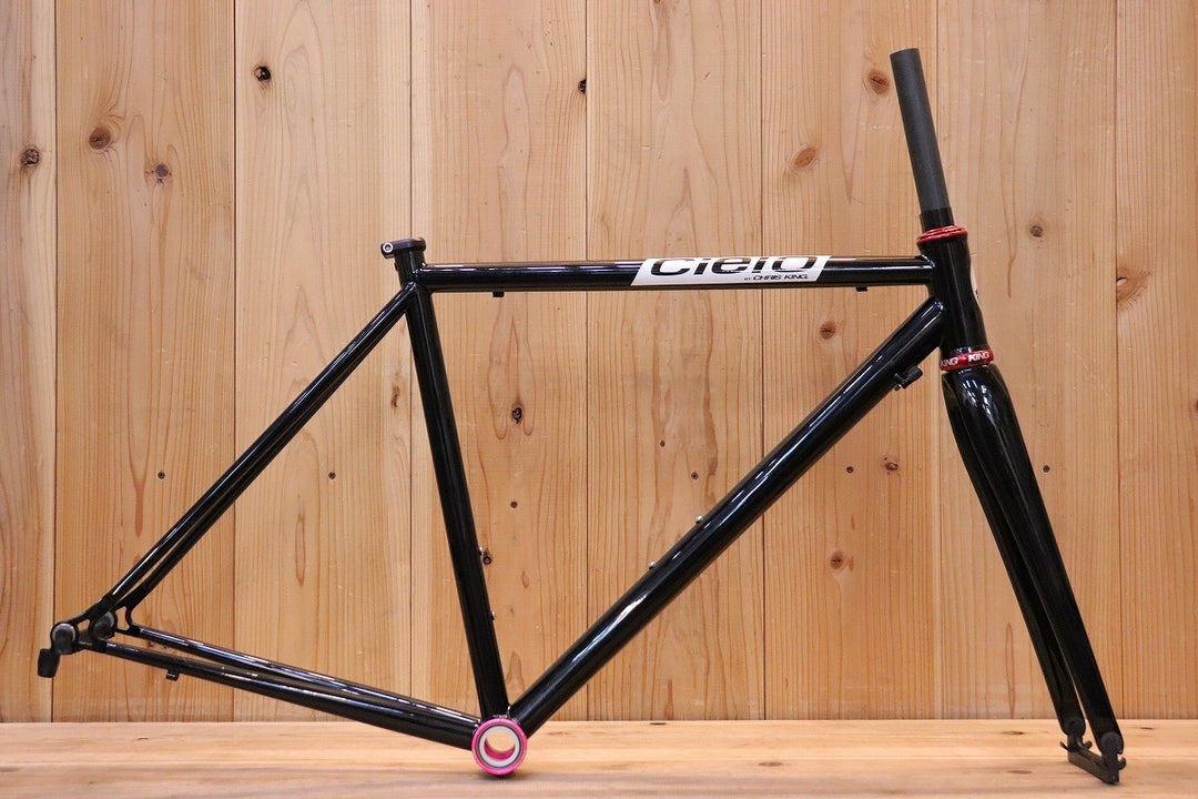 未走行品 シエロ CIELO BY CHRISKING ロードレーサー ROAD RACER クロモリ ロードバイク フレームセット 【芦屋店】