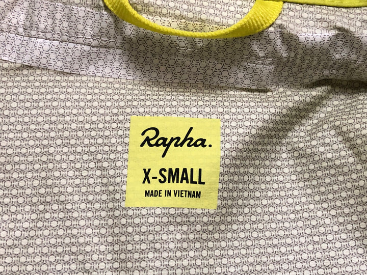 JZ668 ラファ Rapha RAIN JACKET 長袖 レインジャケット 黃 XS ※汚れ 滑り止め剥げ