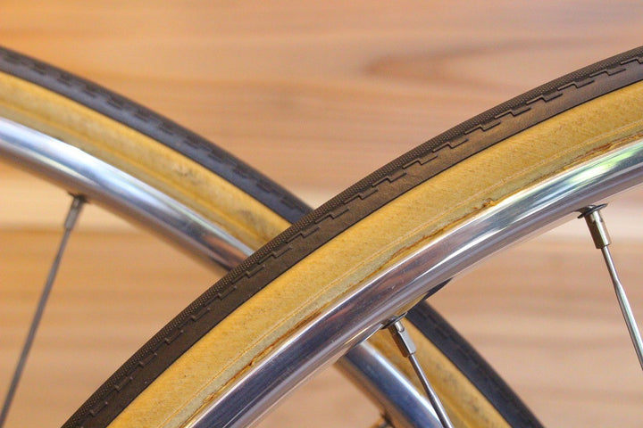アラヤ ARAYA ゴールド GOLD リム / シマノ SHIMANO デュラエース DURA-ACE HB-7600 ハブ アルミ チューブラー ピスト ホイールセット 【名古屋店】