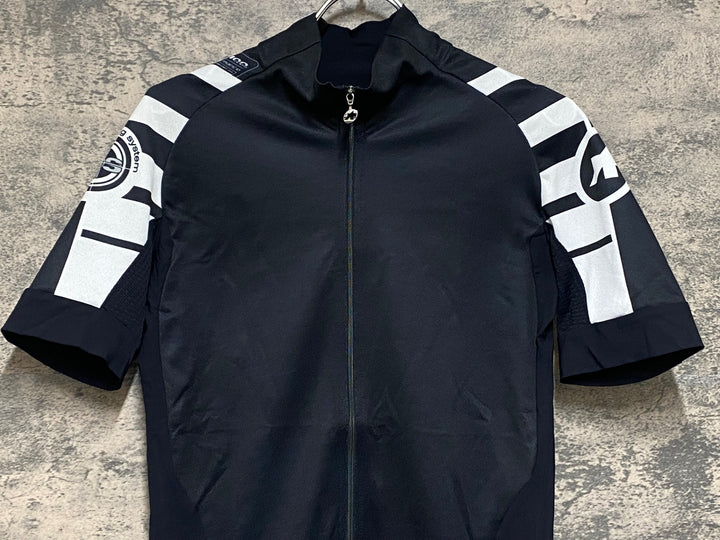 KM092 アソス ASSOS S5.CENTO 半袖 サイクルジャージ 黒 S