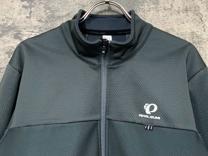 JY276 パールイズミ PEARL iZUMi 長袖 サイクルジャケット グレー MEN'S XL 裏起毛 赤タグ
