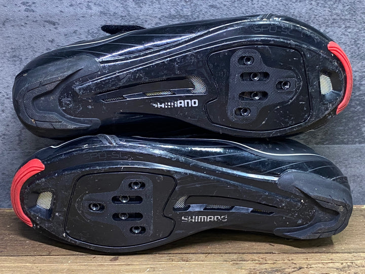 JJ037 シマノ SHIMANO R065 SH-R065 ビンディングシューズ 3穴 EU40 ブラック