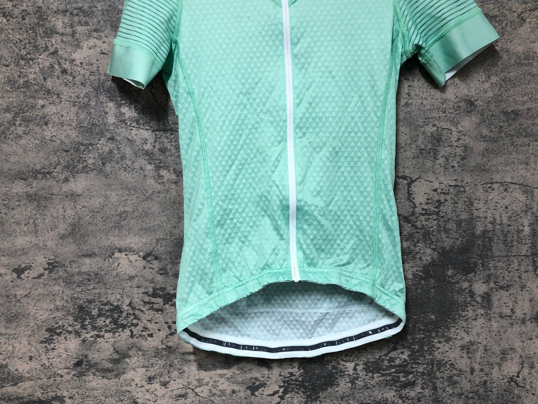 JS976 カフェドシクリステ Cafe du Cycliste Micheline women 半袖 サイクルジャージ ターコイズ XS レディース