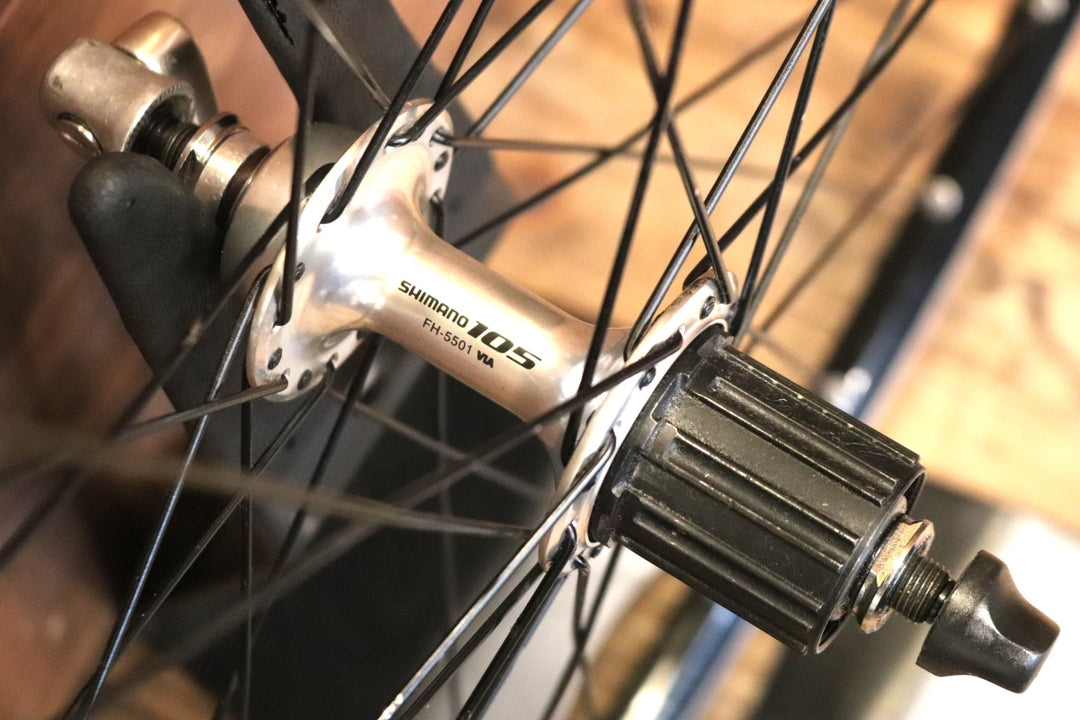 シマノ SHIMANO 105 5501 マトリックスオーロラ MATRIX AURORA アルミ クリンチャー ホイールセット シマノ9S 【東京南麻布店】