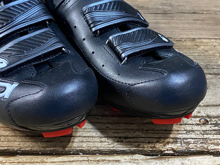 KG383 シディ SIDI TRACE MTB ビンディングシューズ 黒 SPD EU42 ※ペン字あり