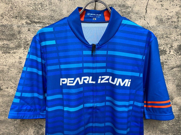JP009 パールイズミ PEARL iZUMi 半袖 サイクルジャージ 青 BL