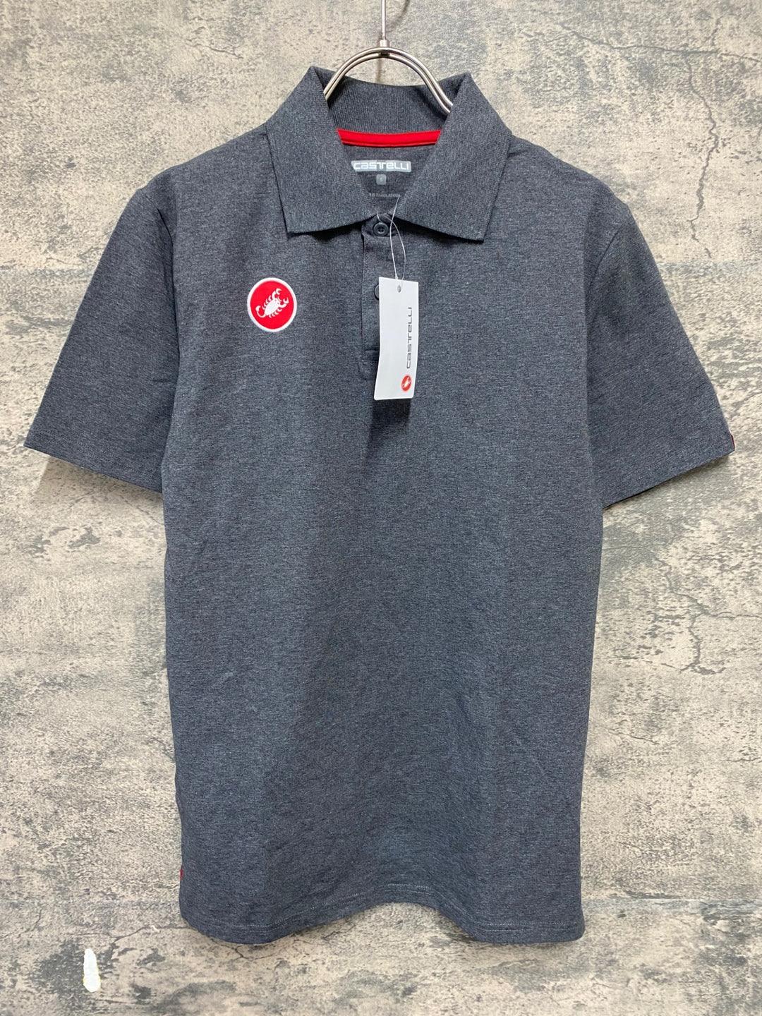 KR661 カステリ CASTELLI 半袖 ポロシャツ グレー S