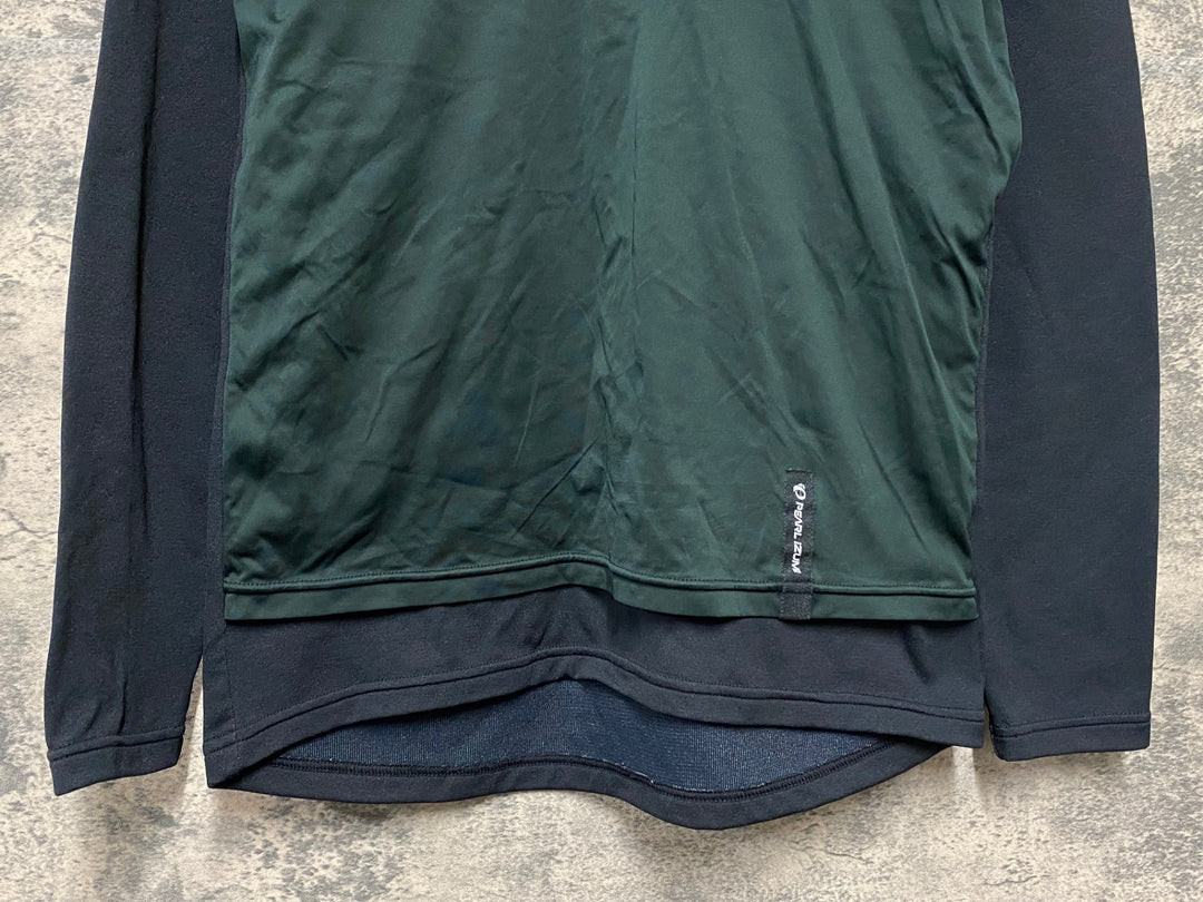 KJ189 パールイズミ PEARL iZUMi 長袖 ミドルレイヤー 緑 L
