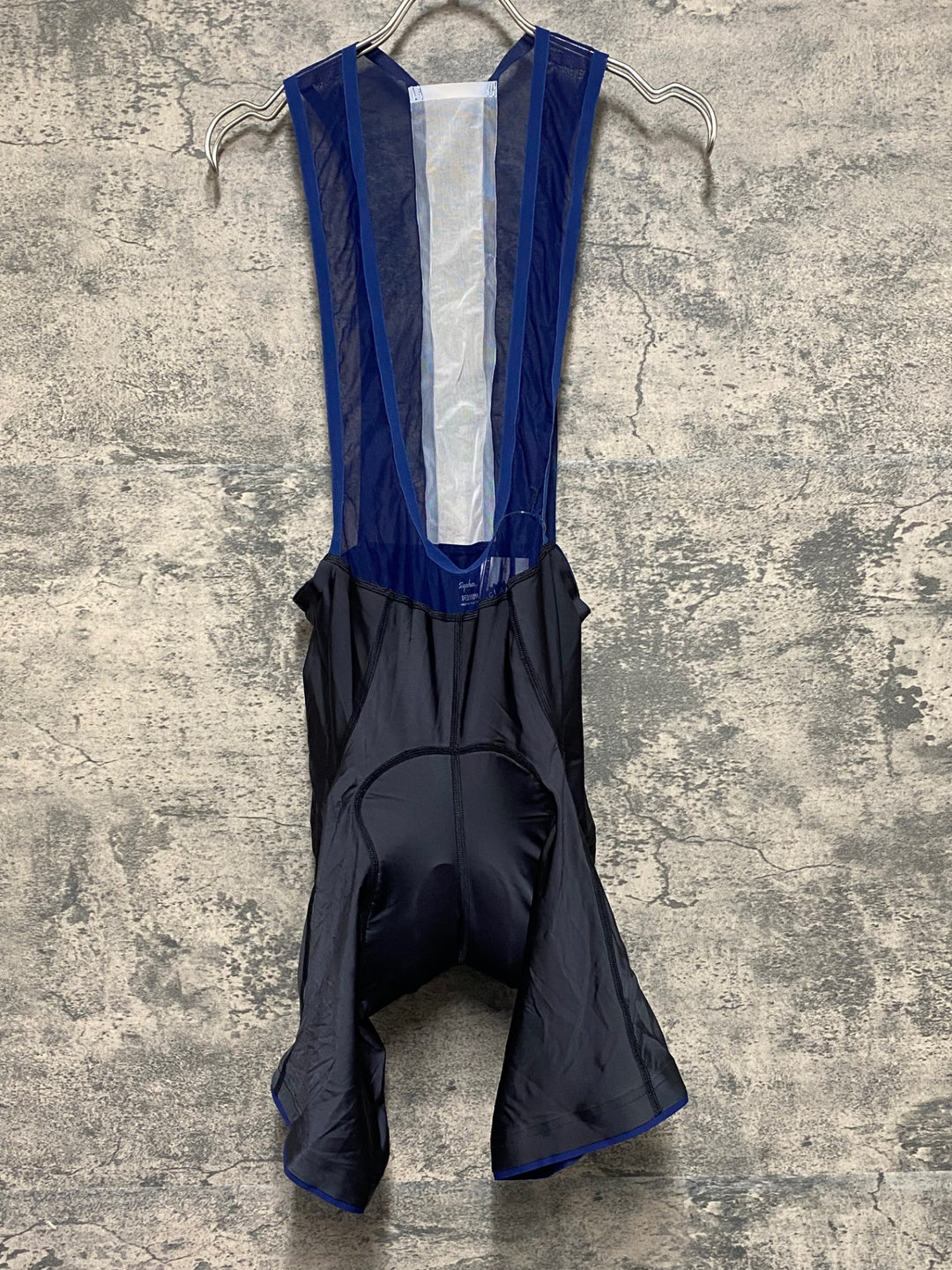 KF218 ラファ Rapha FLYWEIGHT BIB SHORTS REGULAR 黒 ネイビー M ※肩ひも破れのためジャンク