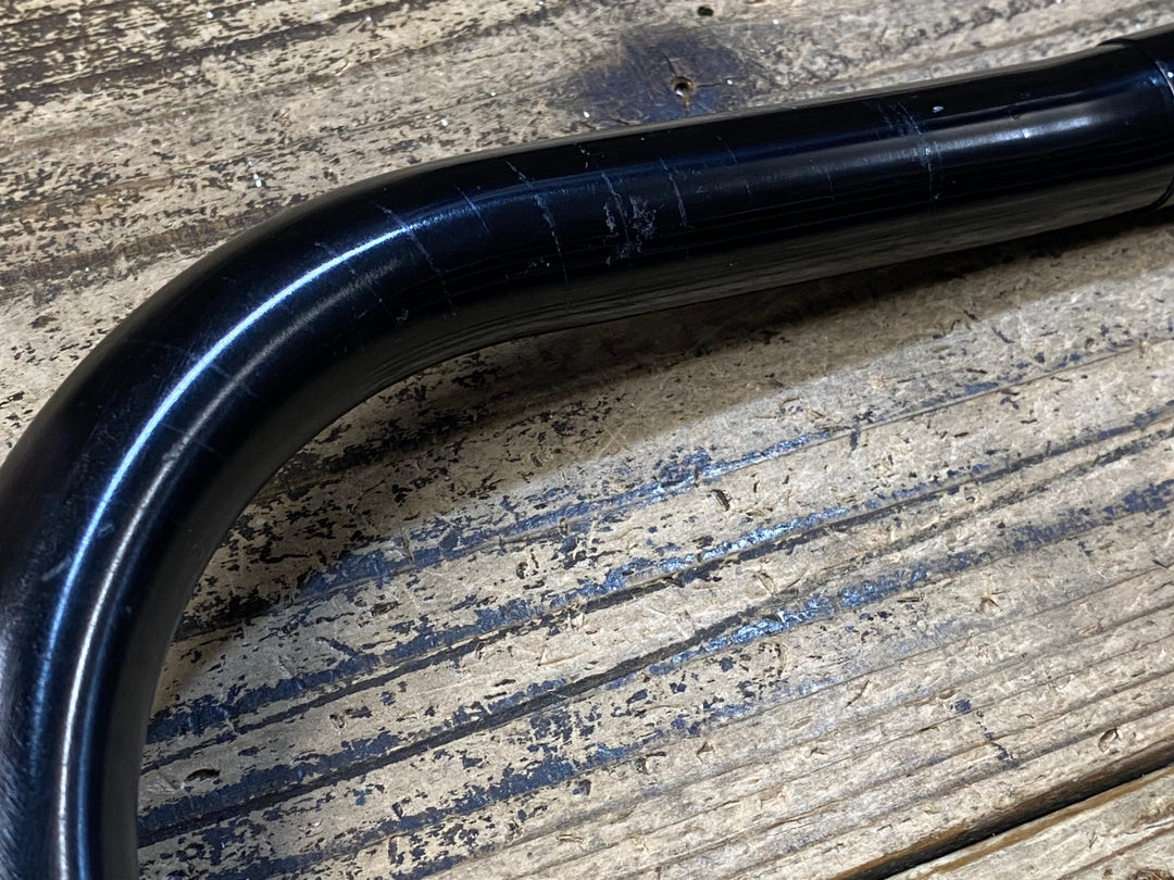 JY423 ニットー 日東 NITTO RB010 アルミ ブルホーンバー エンドC-C380mm Φ25.4 黒