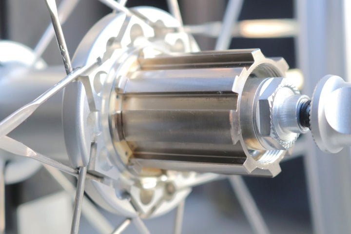 カンパニョーロ CAMPAGNOLO ゾンダ ZONDA シルバー アルミ クリンチャー ホイールセット カンパ12/11S ナローリム 15C 【東京南麻布店】