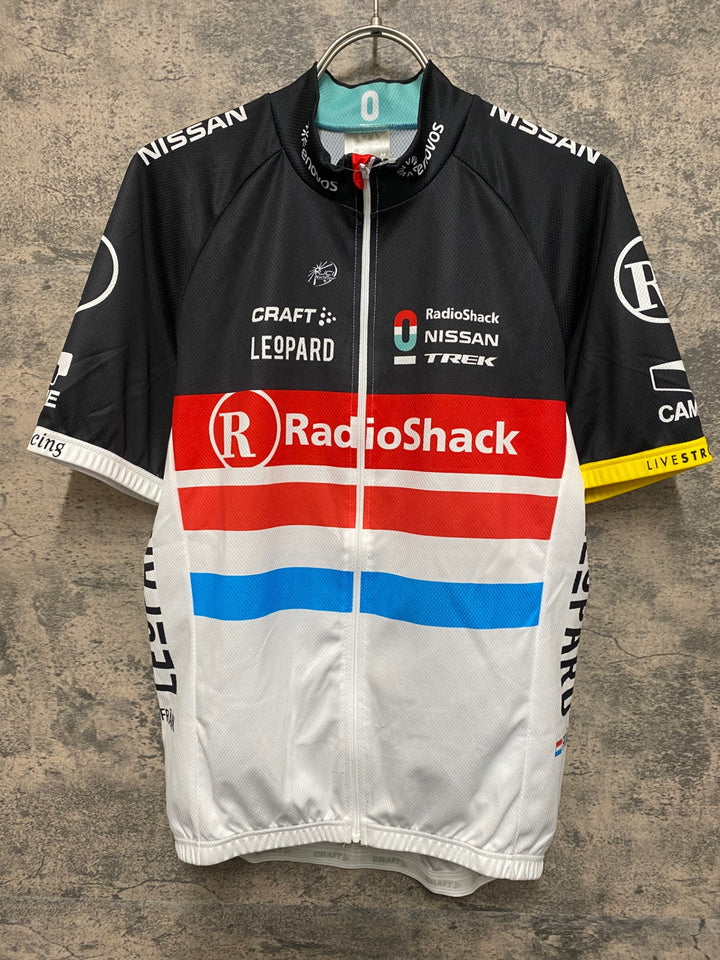 JS448 クラフト CRAFT 半袖 サイクルジャージ 黒 白 M RadioShack