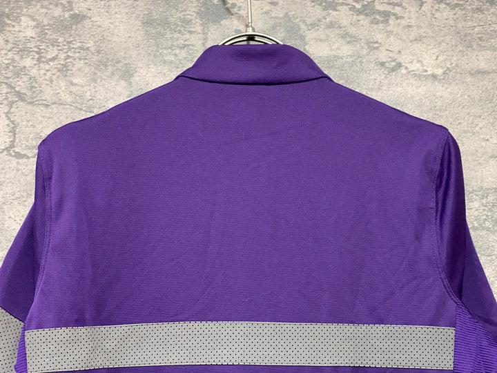 KH992 ラファ Rapha BREVET LIGHTWEIGHT JERSEY 半袖 サイクルジャージ 紫 S