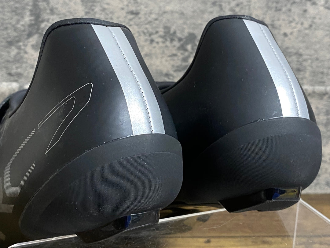 JW277 シマノ SHIMANO RC7 SH-RC702M ビンディングシューズ 黒 シルバー EU44 SPD-SL WIDE