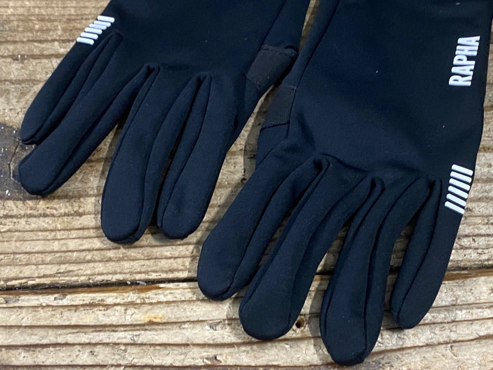 KQ692 ラファ Rapha PRO TEAM GLOVES 長指 グローブ 黒 S