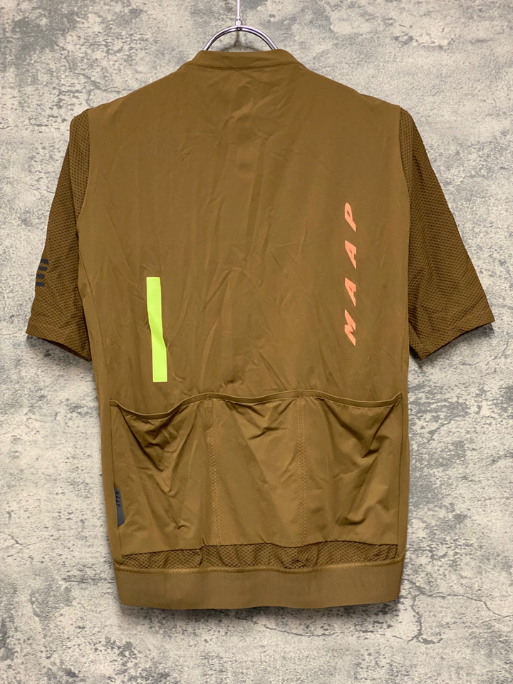 JT623 マープ MAAP PRO FIT JERSEY 半袖 サイクルジャージ カーキ L