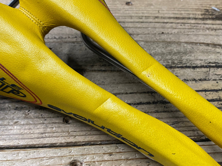 KN608 SELLE SMP evolution サドル 黄 inox tubeレール