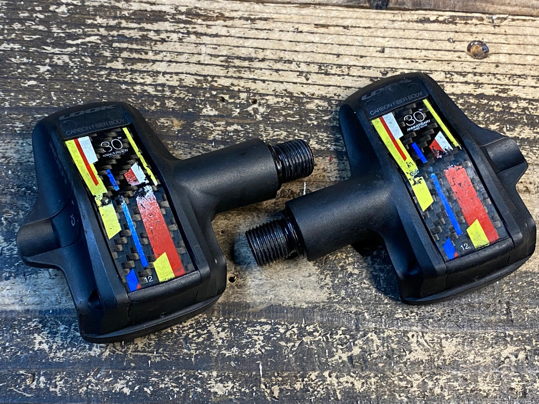 IZ478 ルック LOOK ケオ KEO BLADE Cr 12 ビンディングぺダル クロモリ 30th ANNIVERSARY