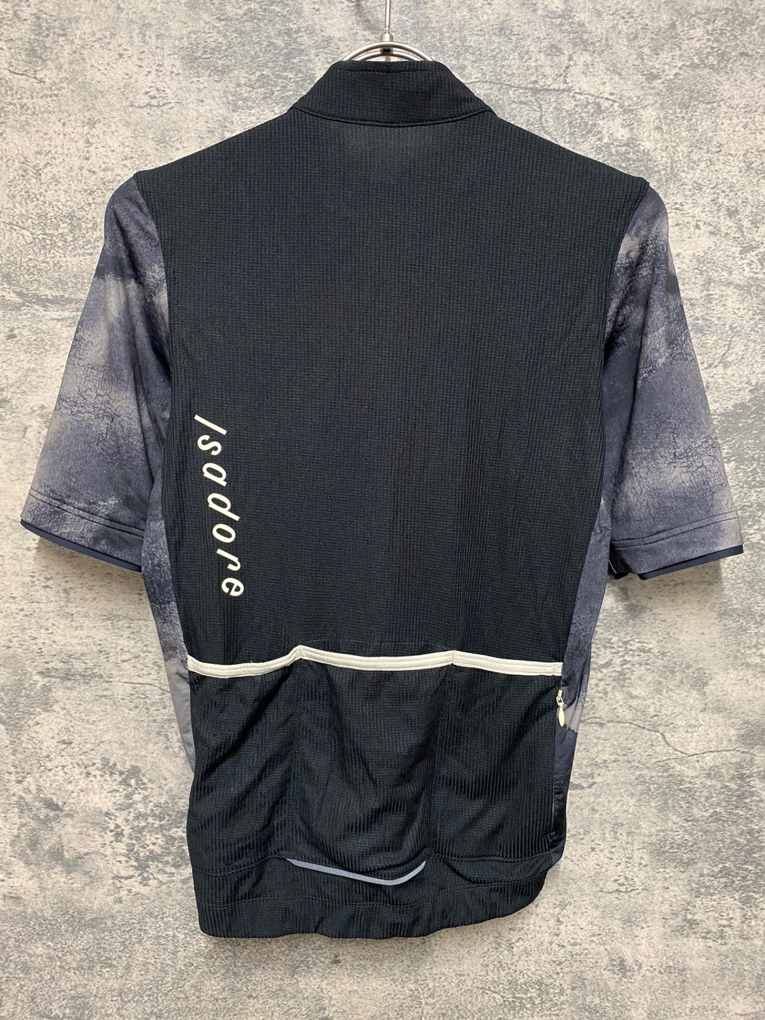 JQ532 イザドア Isadore signature climber's jersey 半袖サイクルジャージ 黒 XS 穴開き