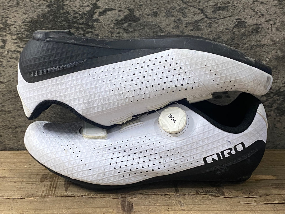 KN799 ジロ GIRO CADET ビンディングシューズ SPD SPD-SL 白 EU41