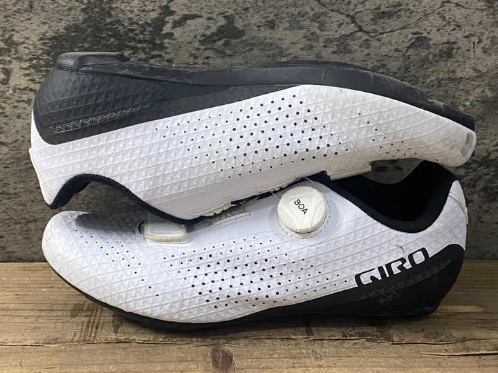 KN799 ジロ GIRO CADET ビンディングシューズ SPD SPD-SL 白 EU41