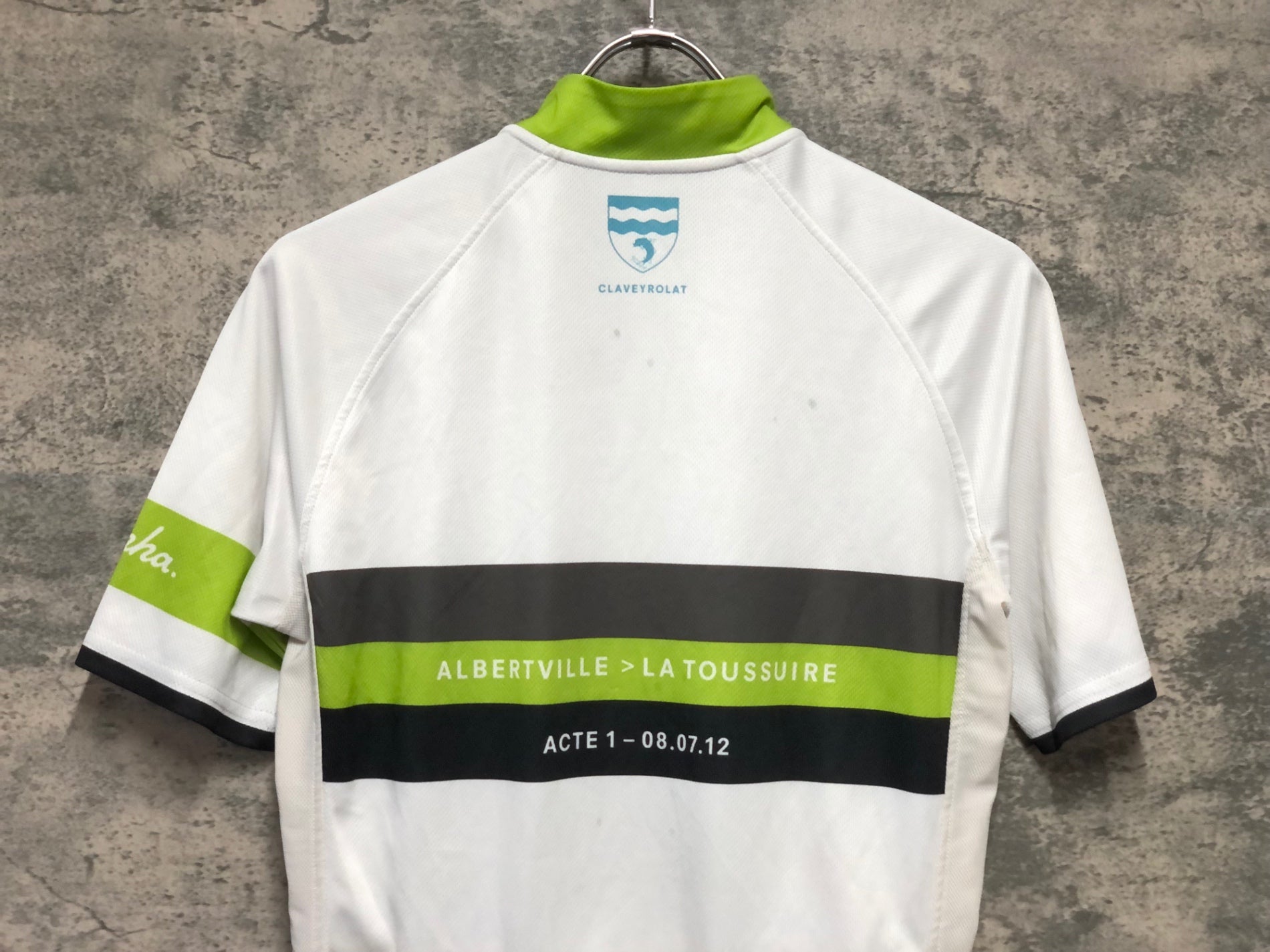 JZ505 ラファ RAPHA L'ETAPE DU TOUR 2012 半袖 サイクルジャージ S 白