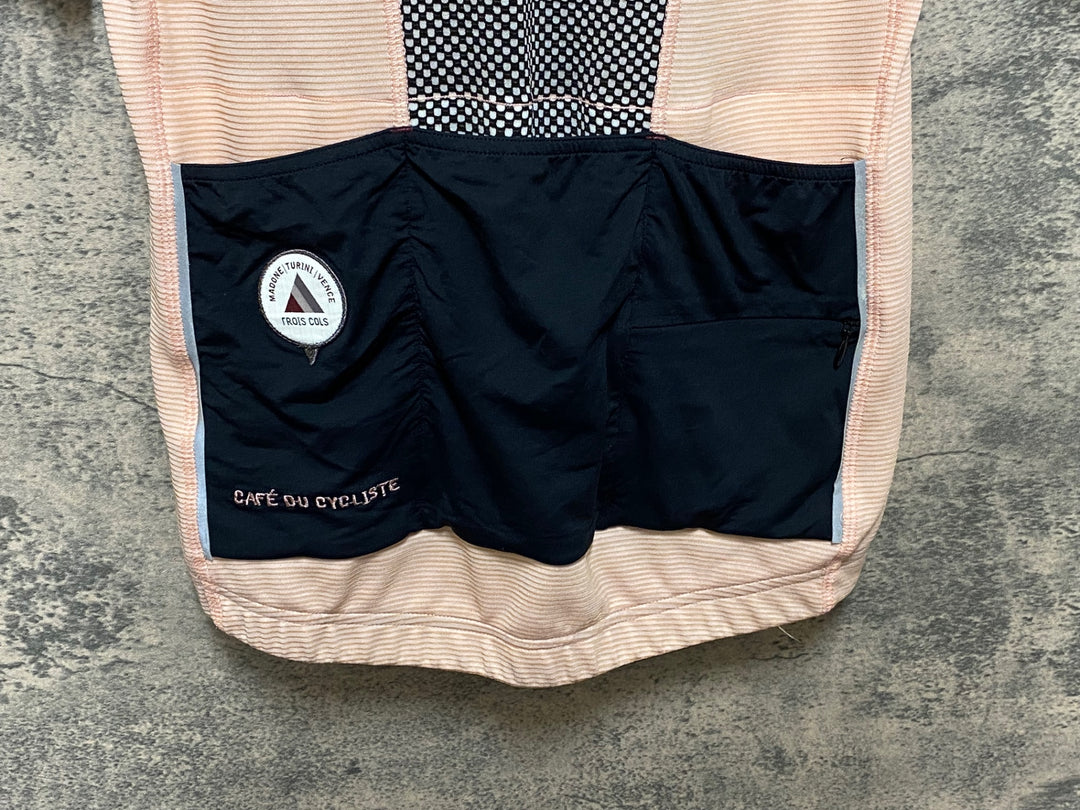 JN007 カフェドシクリステ Cafe du Cycliste LUCIENNE MEN 半袖 サイクルジャージ ピンク S