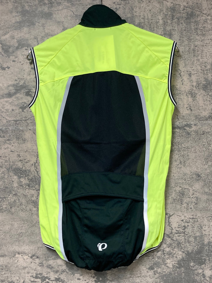 JW805 パールイズミ PEARL iZUMi ジレ サイクルベスト 黒 黄 XS