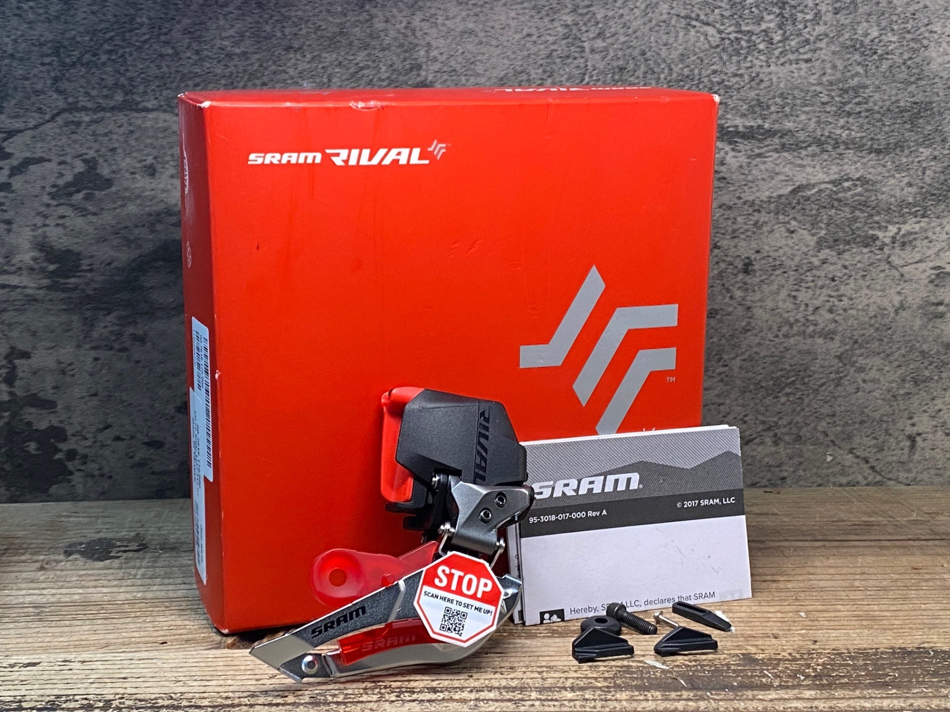 JK373 スラム SRAM Rival eTap AXS D1 フロントディレイラー 2S 直付け