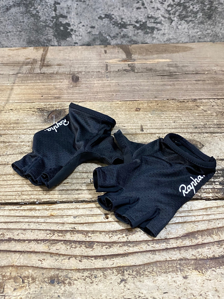 KG341 ラファ Rapha CORE MITTS 指切り グローブ 黒 L