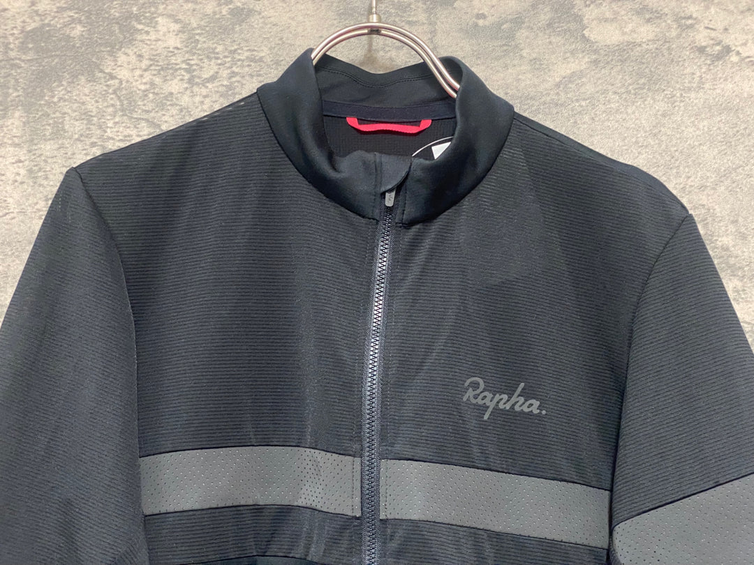 KG559 ラファ Rapha MEN'S BREVET LIGHTWEIGHT JERSEY 半袖 サイクルジャージ 黒 M