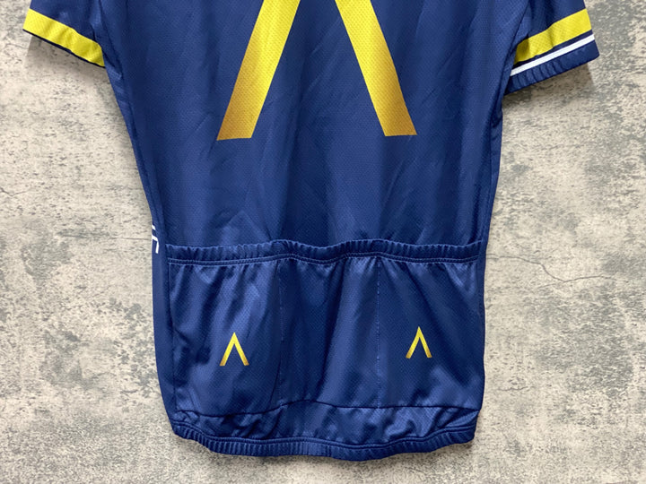 KI160 フェルマルク VERMARC 半袖 サイクルジャージ ネイビー S AQUABLUE SPORT