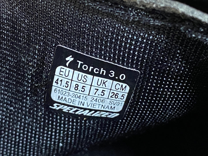 KC978 スペシャライズド SPECIALIZED TORCH 3.0 ビンディングシューズ 黒 41.5
