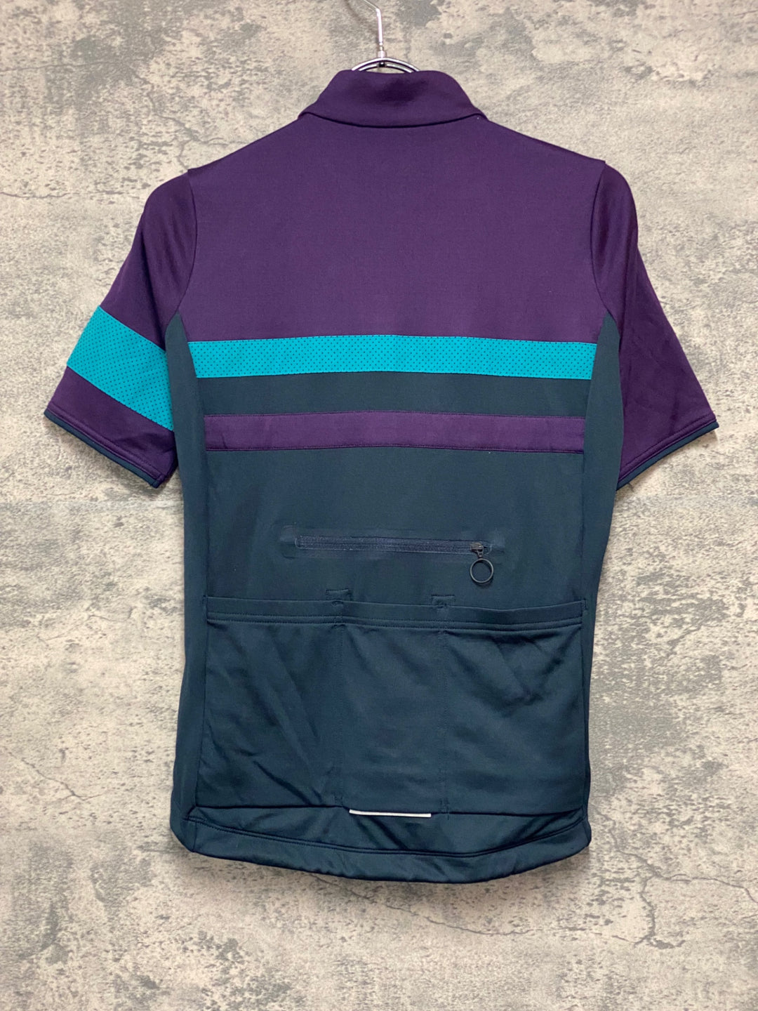 JM460 ラファ Rapha WOMEN'S BREVET JERSEY Ⅱ 半袖 サイクルジャージ 紫 黒 レディース XS