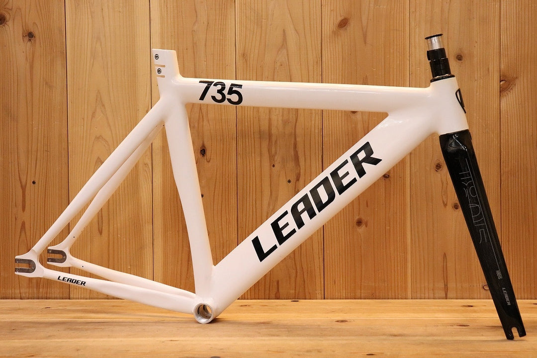 リーダーバイク LEADER BIKES 735 51サイズ アルミ ピストバイク フレームセット 【芦屋店】