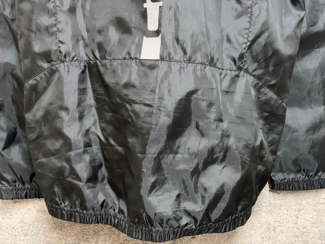 JO427 カステリ CASTELLI 長袖 ウインドブレイカー 黒 M